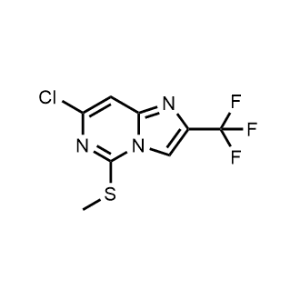 7-Chloro-5-(methylthio)-2-(trifluoromethyl)imidazo[1,2-c]pyrimidine|CS-0617225