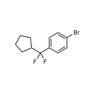 1-Bromo-4-(cyclopentyldifluoromethyl)benzene|CS-0617345