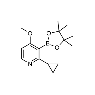 2-Cyclopropyl-4-methoxy-3-(4,4,5,5-tetramethyl-1,3,2-dioxaborolan-2-yl)pyridine|CS-0617474