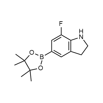 7-Fluoro-5-(4,4,5,5-tetramethyl-1,3,2-dioxaborolan-2-yl)indoline|CS-0617675