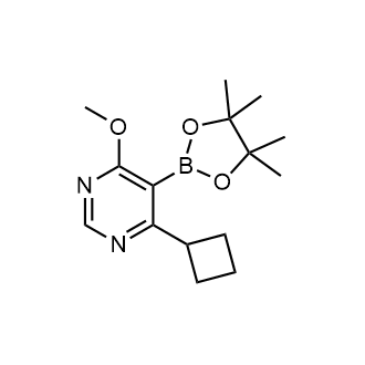4-Cyclobutyl-6-methoxy-5-(4,4,5,5-tetramethyl-1,3,2-dioxaborolan-2-yl)pyrimidine|CS-0617870