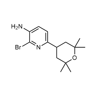 2-Bromo-6-(2,2,6,6-tetramethyltetrahydro-2H-pyran-4-yl)pyridin-3-amine|CS-0617978