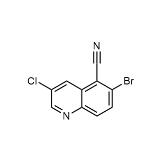 6-Bromo-3-chloroquinoline-5-carbonitrile|CS-0618042
