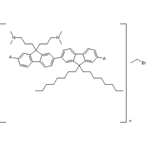 Poly[9,9-bis[3-(dimethylamino)propyl]-9′,9′-dioctyl[2,2′-bi-9H-fluorene]-7,7′-diyl], compd. with bromoethane|CS-0618280