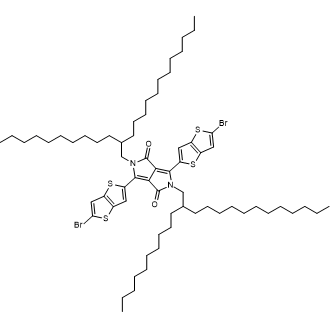 3,6-Bis(5-bromothieno[3,2-b]thiophen-2-yl)-2,5-bis(2-decyltetradecyl)pyrrolo[3,4-c]pyrrole-1,4(2H,5H)-dione|CS-0618375