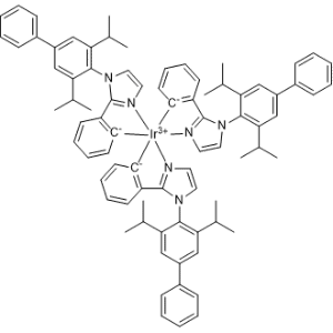 Iridium, tris[2-[1-[3,5-bis(1-methylethyl)[1,1′-biphenyl]-4-yl]-1H-imidazol-2-yl-κN3]phenyl-κC]-, (OC-6-22)-|CS-0618383