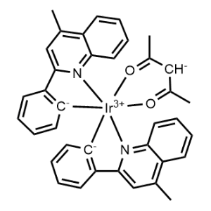 Iridium, bis[2-(4-methyl-2-quinolinyl-κN)phenyl-κC](2,4-pentanedionato-κO2,κO4)-, (OC-6-33)-|CS-0618387