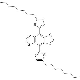 4,8-Bis(5-octyl-2-thienyl)benzo[1,2-b:4,5-b′]dithiophene|CS-0618553