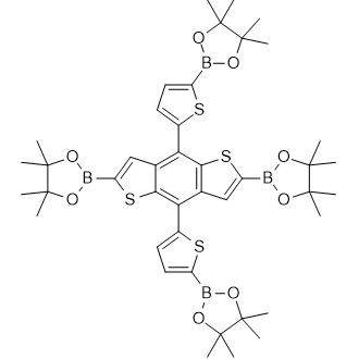 2,2'-(5,5'-(2,6-Bis(4,4,5,5-tetramethyl-1,3,2-dioxaborolan-2-yl)benzo[1,2-b:4,5-b']dithiophene-4,8-diyl)bis(thiophene-5,2-diyl))bis(4,4,5,5-tetramethyl-1,3,2-dioxaborolane)|CS-0618566