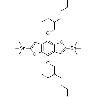 (4,8-Bis((2-ethylhexyl)oxy)benzo[1,2-b:4,5-b']difuran-2,6-diyl)bis(trimethylstannane)|CS-0618569