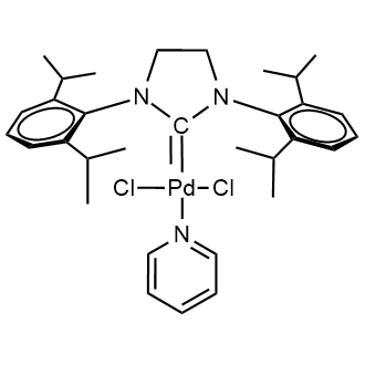 (SP-4-1)-[1,3-Bis[2,6-bis(1-methylethyl)phenyl]-2-imidazolidinylidene]dichloro(pyridine)palladium|CS-0618606