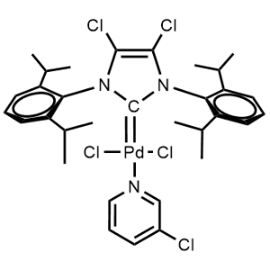 (SP-4-1)-[1,3-Bis[2,6-bis(1-methylethyl)phenyl]-4,5-dichloro-1,3-dihydro-2H-imidazol-2-ylidene]dichloro(3-chloropyridine-κN)palladium|CS-0618609