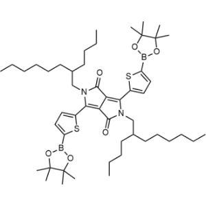 2,5-Bis(2-butyloctyl)-2,5-dihydro-3,6-bis[5-(4,4,5,5-tetramethyl-1,3,2-dioxaborolan-2-yl)-2-thienyl]pyrrolo[3,4-c]pyrrole-1,4-dione|CS-0618648
