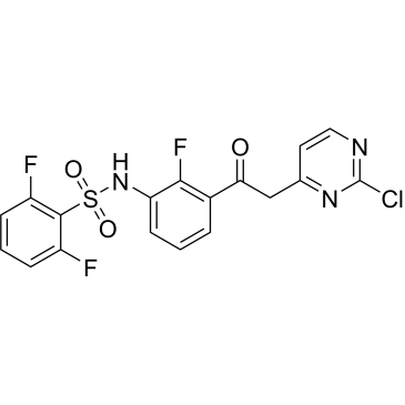 N-[3-[2-(2-Chloro-4-pyrimidinyl)acetyl]-2-fluorophenyl]-2,6-difluorobenzenesulfonamide|CS-0618758