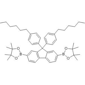 2,2'-(9,9-Bis(4-hexylphenyl)-9H-fluorene-2,7-diyl)bis(4,4,5,5-tetramethyl-1,3,2-dioxaborolane)|CS-0618954