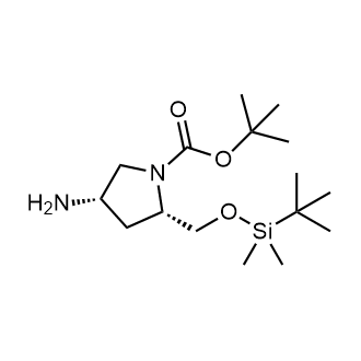 tert-Butyl (2S,4S)-4-amino-2-(((tert-butyldimethylsilyl)oxy)methyl)pyrrolidine-1-carboxylate|CS-0618972