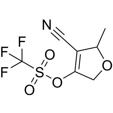 4-Cyano-5-methyl-2,5-dihydrofuran-3-yl trifluoromethanesulfonate|CS-0619040