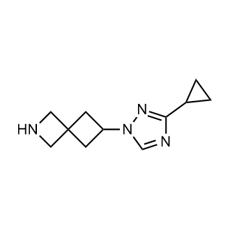 6-(3-Cyclopropyl-1H-1,2,4-triazol-1-yl)-2-azaspiro[3.3]heptane|CS-0619061