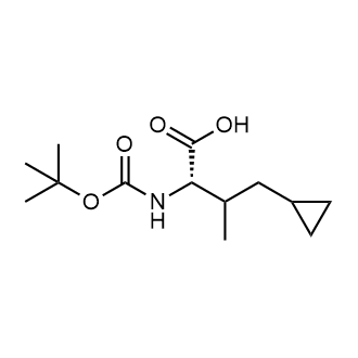 (2S)-2-((tert-Butoxycarbonyl)amino)-4-cyclopropyl-3-methylbutanoic acid|CS-0619099