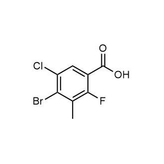 4-Bromo-5-chloro-2-fluoro-3-methylbenzoic acid|CS-0619283