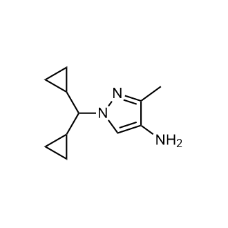 1-(Dicyclopropylmethyl)-3-methyl-1H-pyrazol-4-amine|CS-0619515