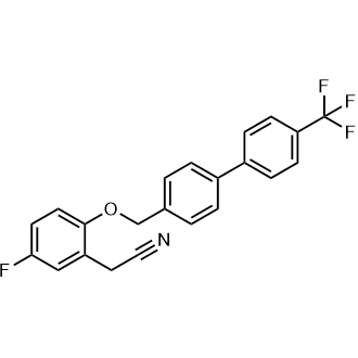 2-(5-Fluoro-2-((4'-(trifluoromethyl)-[1,1'-biphenyl]-4-yl)methoxy)phenyl)acetonitrile|CS-0619702