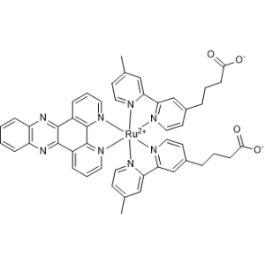 Ruthenium, (dipyrido[3,2-a:2′,3′-c]phenazine-κN4,κN5)bis(4′-methyl[2,2′-bipyridine]-4-butanoato-κN1,κN1′)-|CS-0619797