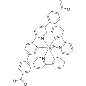 Ruthenium, Bis(2,2′-bipyridine-κN1,κN1′)[[4,4′-([2,2′-bipyridine]-5,5′-diyl-κN1,κN1′)bis[benzoato]](2-)]-, (OC-6-22)-|CS-0619798