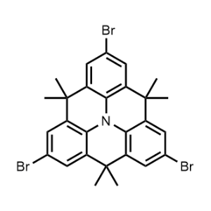 2,6,10-Tribromo-4,4,8,8,12,12-hexamethyl-4H,8H,12H-benzo[1,9]quinolizino[3,4,5,6,7-defg]acridine|CS-0619904