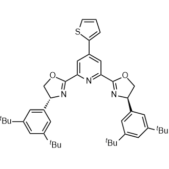 (4R,4'R)-2,2'-(4-(Thiophen-2-yl)pyridine-2,6-diyl)bis(4-(3,5-di-tert-butylphenyl)-4,5-dihydrooxazole)|CS-0620101