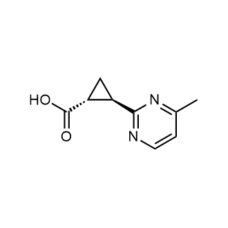 rel-(1R,2R)-2-(4-Methylpyrimidin-2-yl)cyclopropane-1-carboxylic acid|CS-0620116