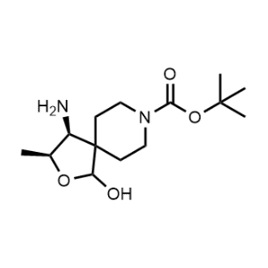 (3S,4S)-tert-Butyl 4-amino-1-hydroxy-3-methyl-2-oxa-8-azaspiro[4.5]decane-8-carboxylate|CS-0620229