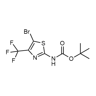 tert-Butyl (5-bromo-4-(trifluoromethyl)thiazol-2-yl)carbamate|CS-0620582