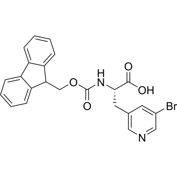 (S)-2-((((9H-Fluoren-9-yl)methoxy)carbonyl)amino)-3-(5-bromopyridin-3-yl)propanoic acid|CS-0620623
