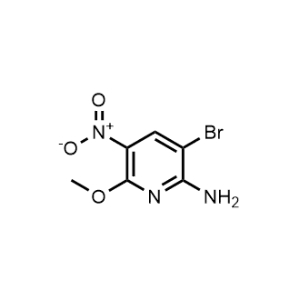 3-Bromo-6-methoxy-5-nitropyridin-2-amine|CS-0620683