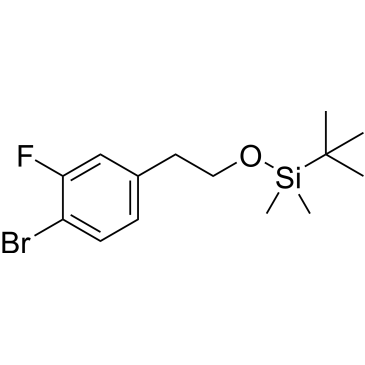 (4-Bromo-3-fluorophenethoxy)(tert-butyl)dimethylsilane|CS-0621166