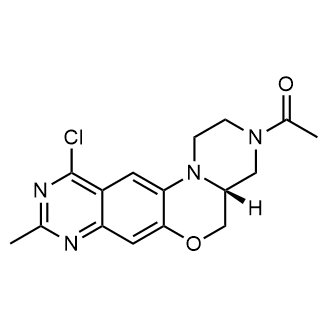 (R)-1-(11-Chloro-9-methyl-1,2,4a,5-tetrahydropyrazino[1',2':4,5][1,4]oxazino[3,2-g]quinazolin-3(4H)-yl)ethan-1-one|CS-0621253