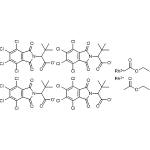 Tetrakis[N-tetrachlorophthaloyl-(R)-tert-leucinato]dirhodium Bis(ethyl Acetate) Adduct|CS-0621884