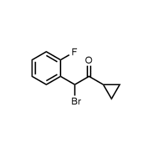 2-Bromo-2-(2-fluorophenyl)-1-cyclopropylethanone|CS-0621893