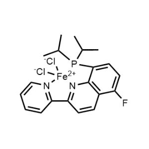[8-[Bis(1-methylethyl)phosphino-κP]-5-fluoro-2-(2-pyridinyl-κN)quinoline-κN]dichloroiron|CS-0621936
