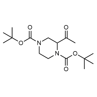 di-tert-butyl 2-acetylpiperazine-1,4-dicarboxylate|CS-0622963