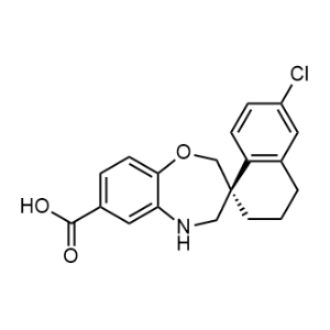 (S)-6'-Chloro-3',4,4',5-tetrahydro-2H,2'H-spiro[benzo[b][1,4]oxazepine-3,1'-naphthalene]-7-carboxylic acid|CS-0623183