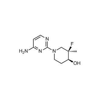 (3R,4S)-1-(4-Aminopyrimidin-2-yl)-3-fluoro-3-methylpiperidin-4-ol|CS-0623276