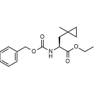 Ethyl (S)-2-(((benzyloxy)carbonyl)amino)-3-(1-methylcyclopropyl)propanoate|CS-0623306