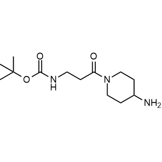 tert-Butyl N-[3-(4-aminopiperidin-1-yl)-3-oxopropyl]carbamate|CS-0623359