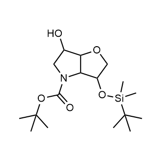 tert-Butyl 3-((tert-butyldimethylsilyl)oxy)-6-hydroxyhexahydro-4H-furo[3,2-b]pyrrole-4-carboxylate|CS-0623453