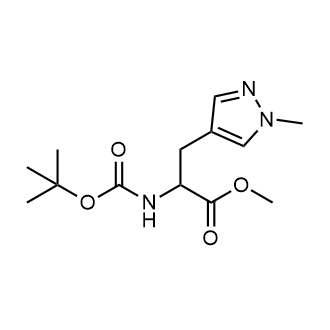 Methyl 2-((tert-butoxycarbonyl)amino)-3-(1-methyl-1H-pyrazol-4-yl)propanoate|CS-0623573