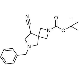 tert-Butyl 6-benzyl-8-cyano-2,6-diazaspiro[3.4]octane-2-carboxylate|CS-0623585