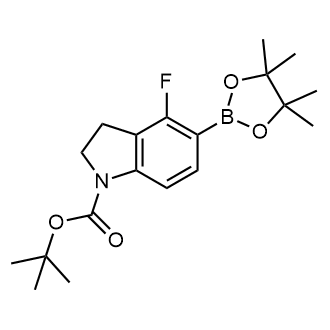 tert-Butyl 4-fluoro-5-(4,4,5,5-tetramethyl-1,3,2-dioxaborolan-2-yl)indoline-1-carboxylate|CS-0623721