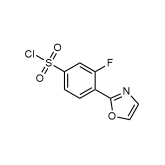 3-Fluoro-4-(oxazol-2-yl)benzenesulfonyl chloride|CS-0623741